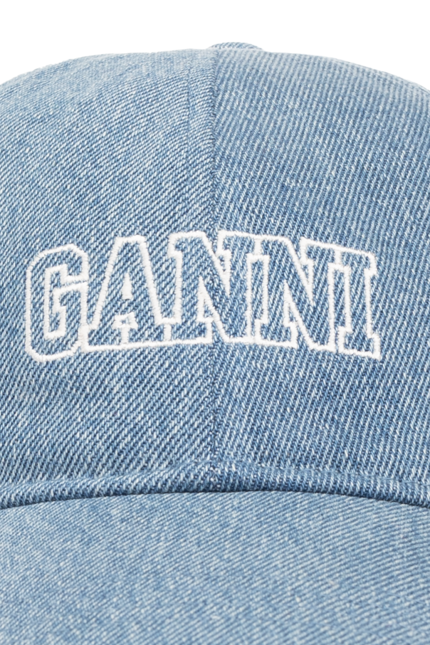 Blue Cap with a visor Ganni - Vitkac GB